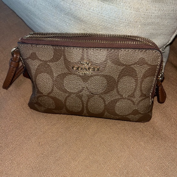 COACH large wristlet DOUBLE ZIP WALLET - Picture 13 of 13